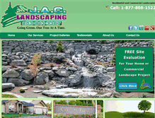 Tablet Screenshot of jaclandscapes.com